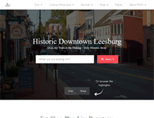 Tablet Screenshot of downtownleesburgva.com